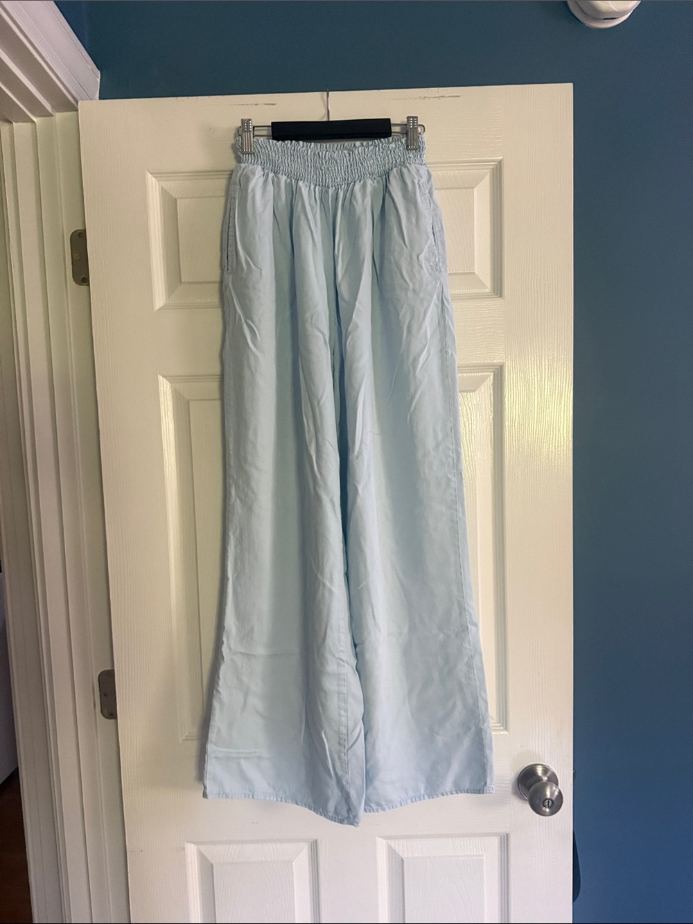 Velvet Heart Light Blue Wide-Leg Pants